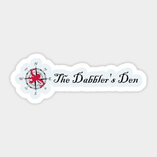 The Dabbler's Den w/ Logo Sticker